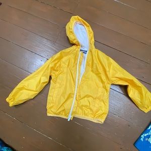 Lands End Yellow Rain Jacket
